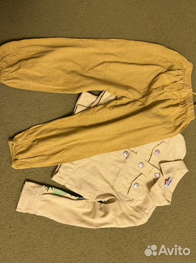 Вещи пакетом на девочку 104 110