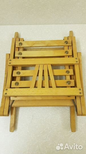 Стул складной деревянный детский СССР