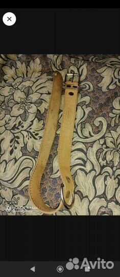 Ошейник - удавка рывковая, кожаный