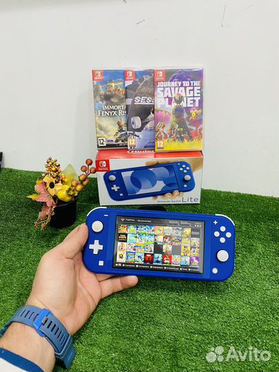 Nintendo switch lite прошитая/чип 150GB 1000 игр