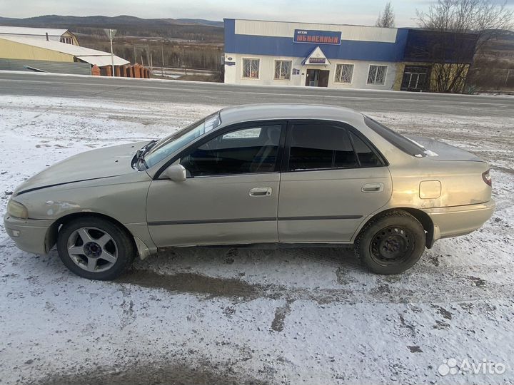 Toyota Carina 1.8 AT, 1992, битый, 219 000 км