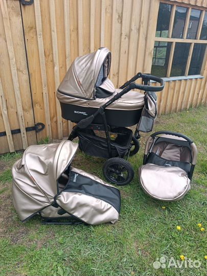 Коляска 3в1 sonic verdi plus