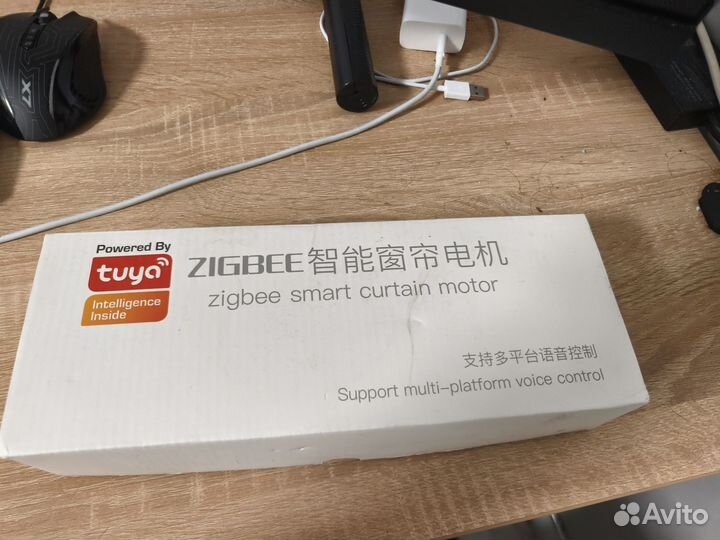 Tuya zigbee мотор для штор