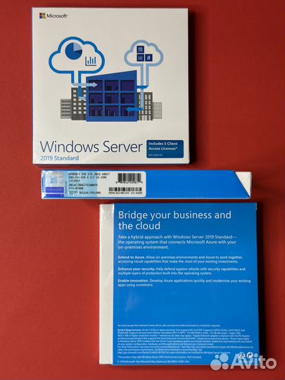 По Win Svr Std 2019 64Bit Eng DVD 5 Clt(P73-07680)