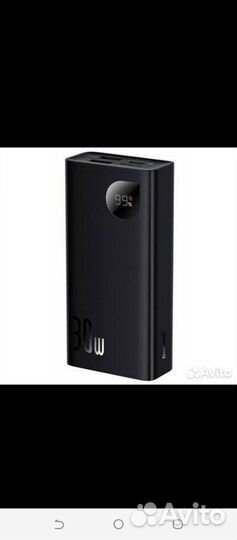 Power bank Baseus 10000mAx 30w новый