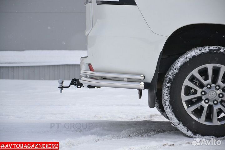 Фаркоп квадрат для Toyota Land Cruiser Prado 150