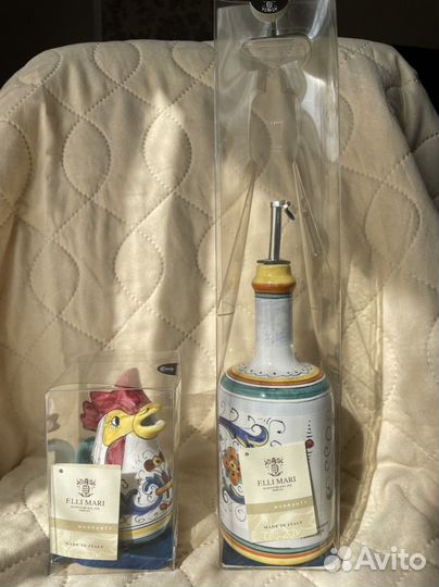 Бутылка керамическая, соусник