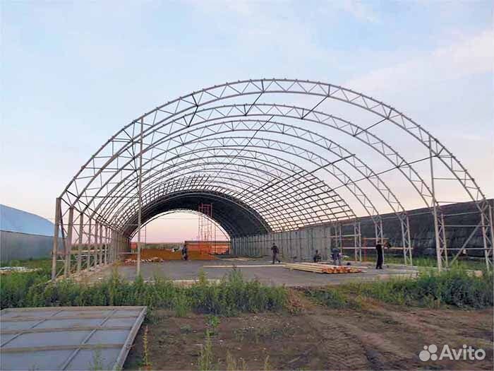 Ангары арочные 21 х60 (1260 м2)