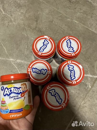 Детское фруктовое пюре агуша