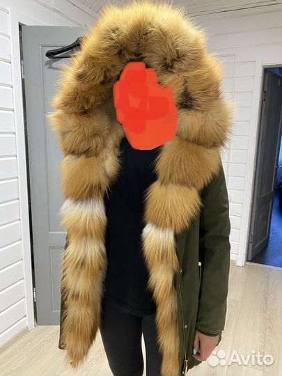 Парка из натурального меха