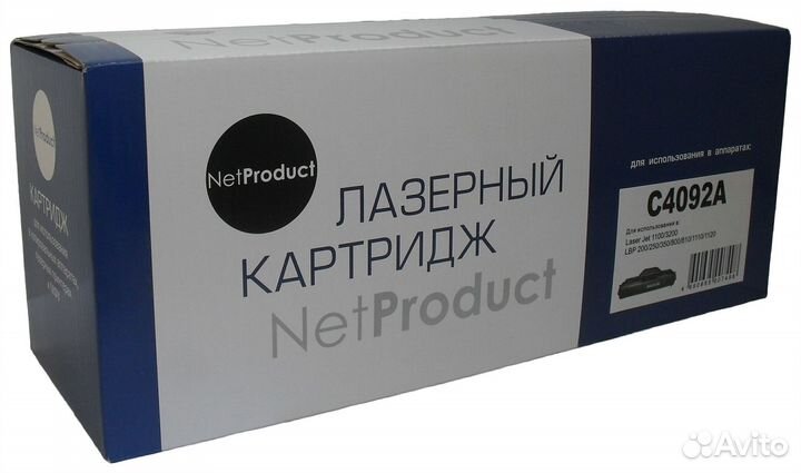 Картридж NetProduct C4092A / EP-22 (новый)