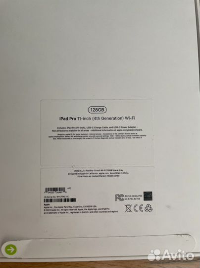 iPad Pro 11 2022 m2 128 gb новый