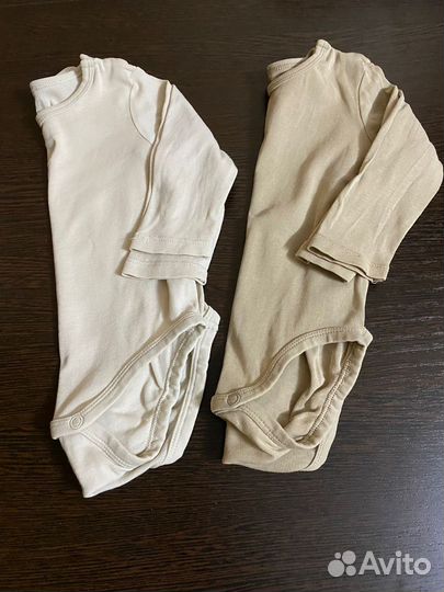 Боди пакетом для девочки 68