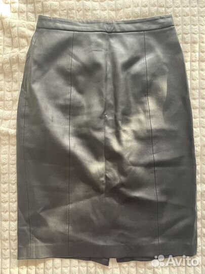 Кожаная юбка mango