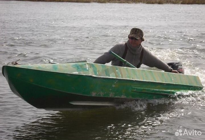 Новая алюминиевая лодка Романтика-Н 3.5м.,с булями