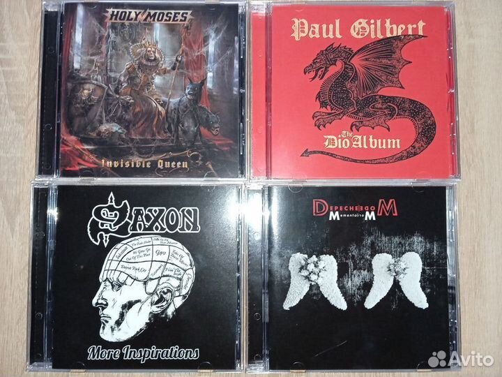 CD Metallica Overkill Depeche Mode Saxon