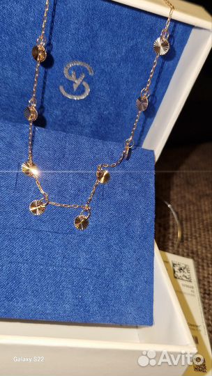 Новое золотое колье Соколов 585пр