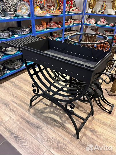 Мангал функциональный кованый