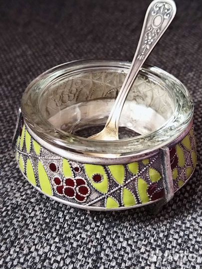 Солонка мельхиор СССР