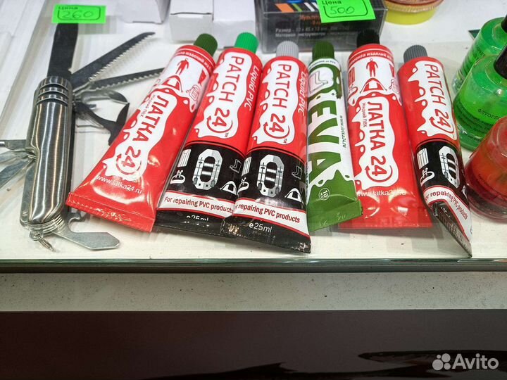 Жидкая латка и Эва латка для лодок и прочего