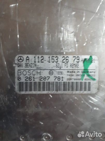 Блок управления двигателя А 112 153 26 79 мерседес