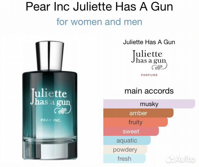 Juliette Has a Gun Pear Inc. edp 3 мл