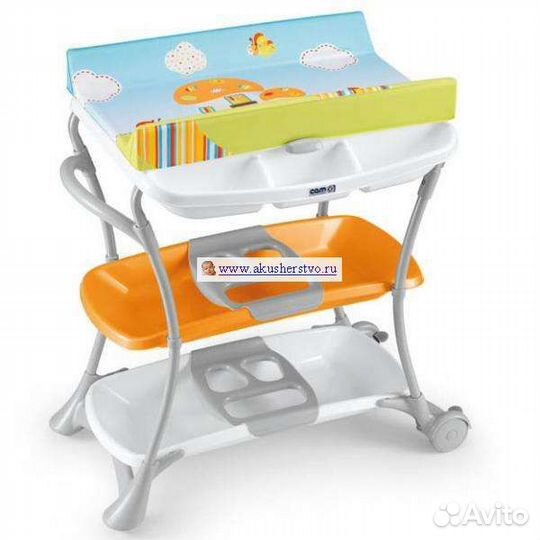 Ванночка для купания и пеленальный столик