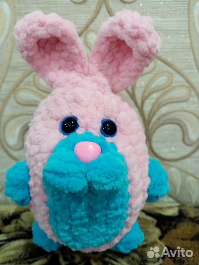 Мягкая игрушка заяц ручной работы