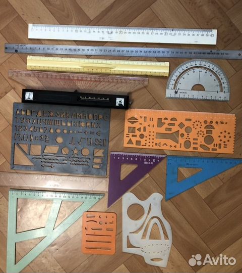 Транспортир, линейки СССР