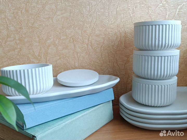 Набор из гипса ручной работы Новогодний подарок