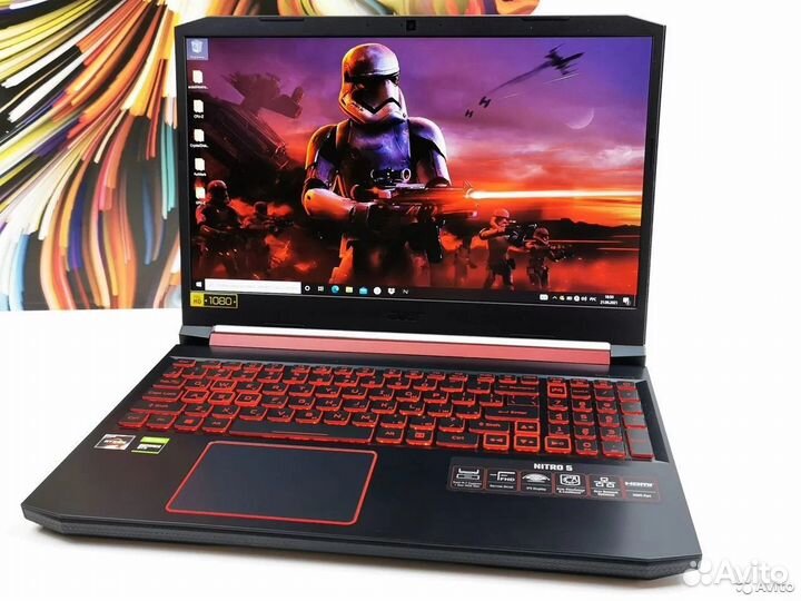 Игровой acer Ryzen 5 8Gb DDR4 GTX1650 4G SSD 256