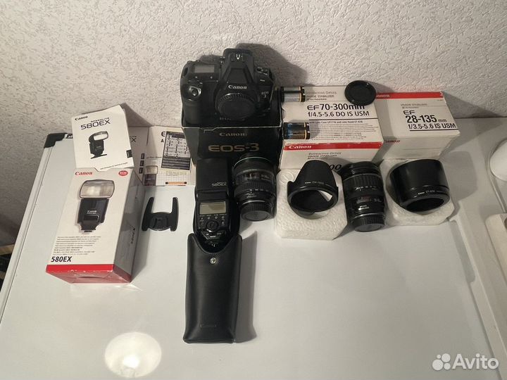 Зеркальный фотоаппарат canon eos-3