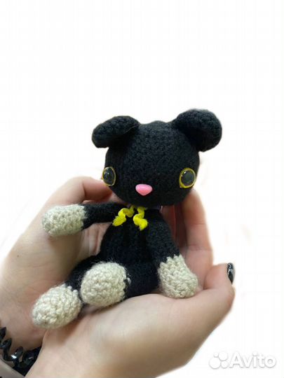 Вязаный котенок