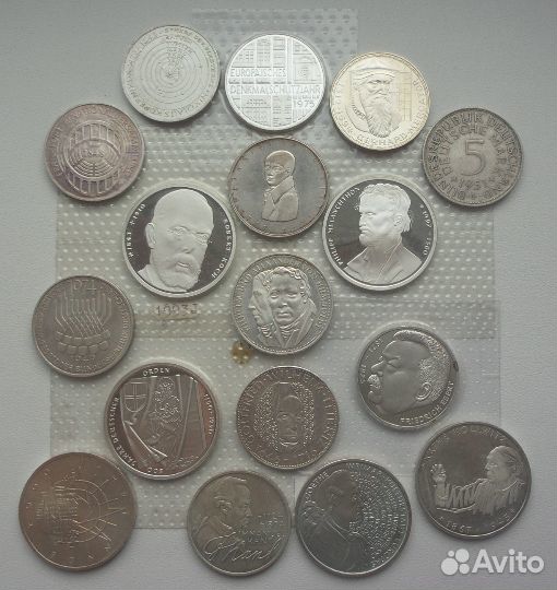 Юбилейные монеты гдр и фрг