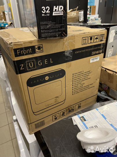 Компактная посудомоечная машина zugel ZDF461W