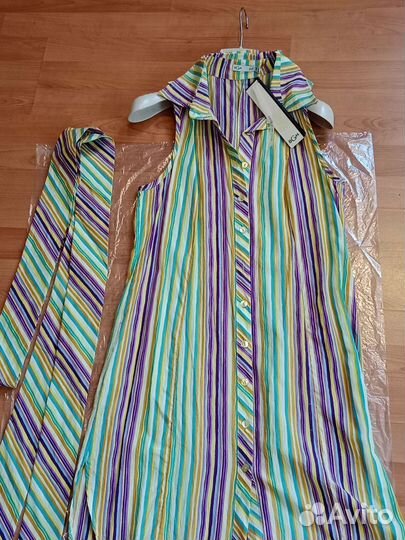 Новое стильное платье -рубашка Франция