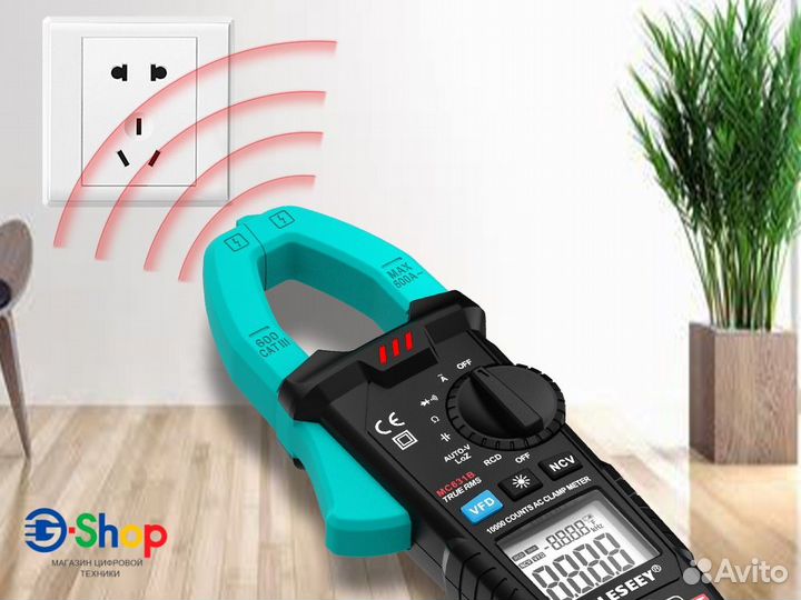 Токовые клещи + Мультиметр Mileseey MC631B