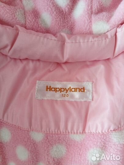Куртка зимняя для девочки 104р.Happy land