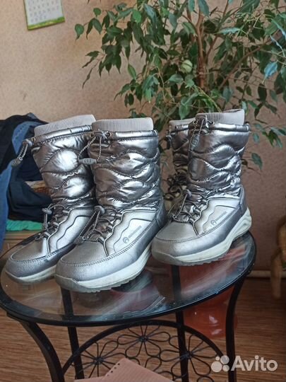 Сапоги на девочек, зима, р.35