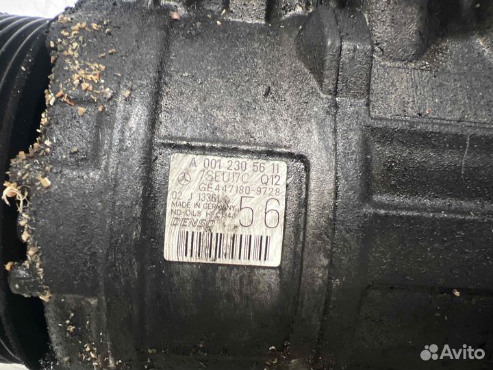 Компрессор кондиционера Мерседес Ц класс A00123056