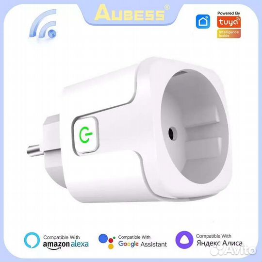 Умная розетка по связи WiFi 16 и 20А/3,5 и 4,4кВт