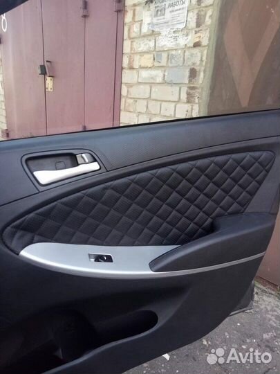 Перетяжка рулей и вставок в дверных картах