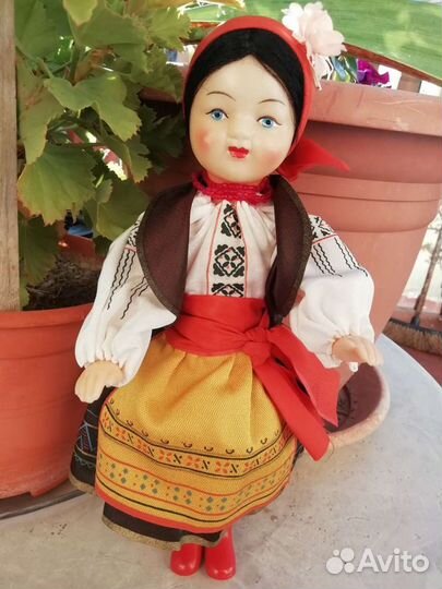 Кукла СССР, молдованка. 79-80х гг
