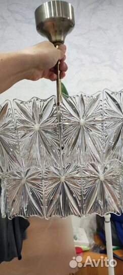 Люстра потолочная хрустальная СССР
