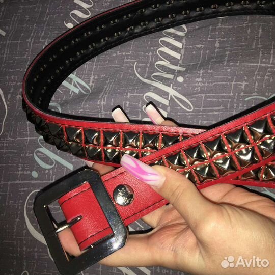 Ремень со стразами