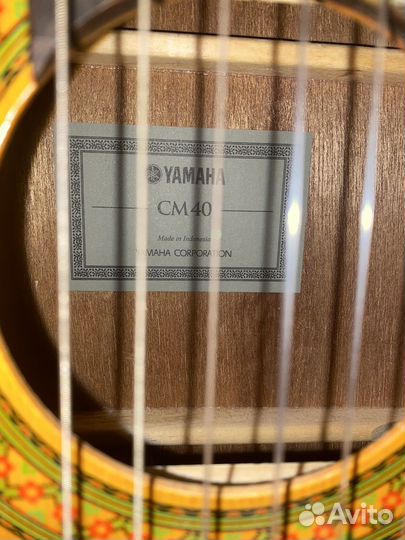 Гитара yamaha CM40