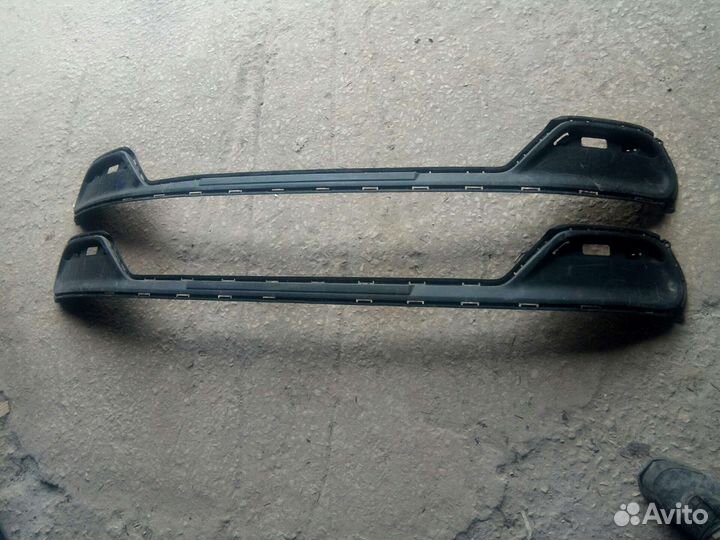 Накладка на бампер Kia Ceed 2 поколение 2012-2015