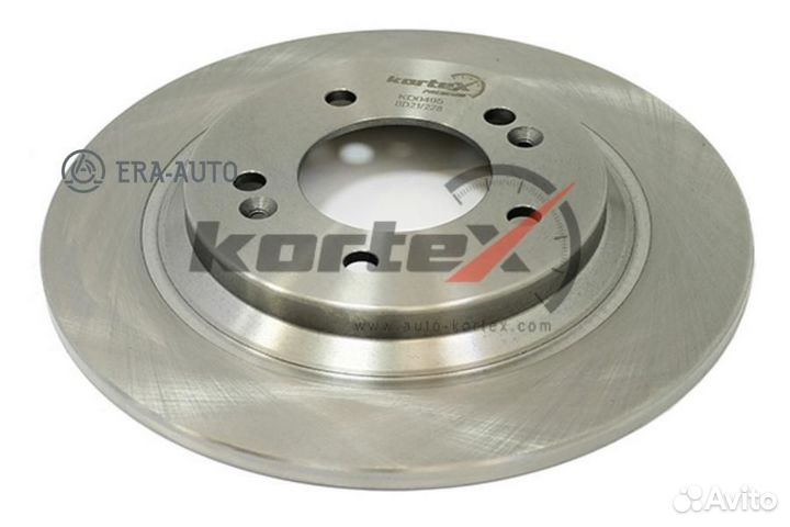 Kortex KD0495 Диск торм. KIA optima 12- зад.(d284mm)