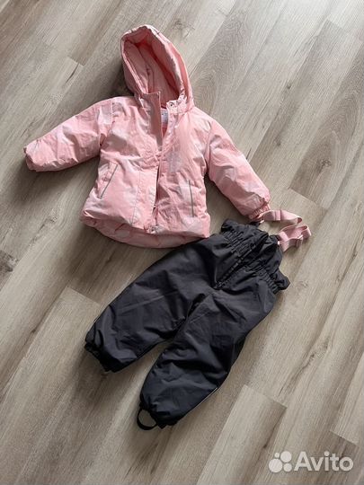 Зимний костюм для девочки 92