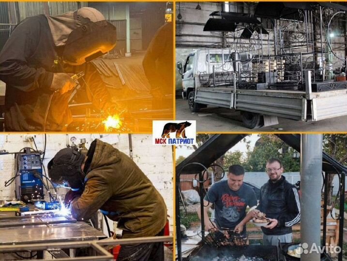 Беседка с мангалом